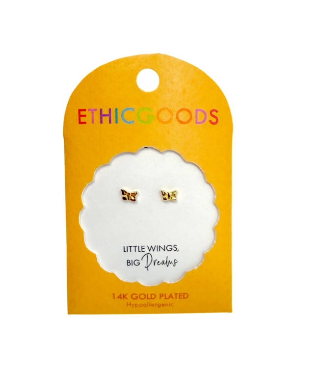 Butterfly Tiny Stud Earrings
