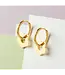 Flower Hoop Earrings