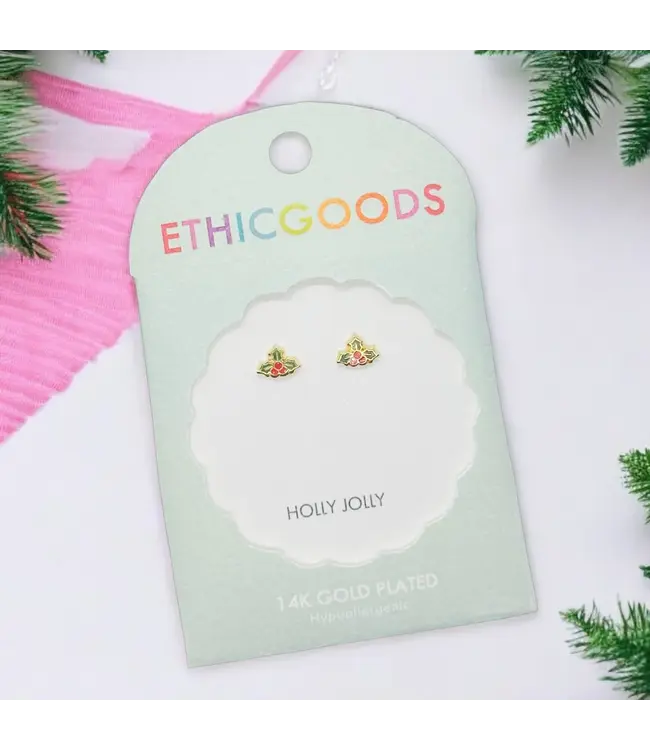 Holly Tiny Stud Earrings