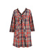 Red Plaid Blair Dress