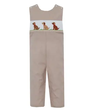 Anavini Labrador Khaki Gingham Long Jon Jon