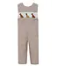 Anavini Labrador Khaki Gingham Long Jon Jon