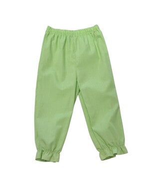 Anavini Green Microcheck Girls Pants