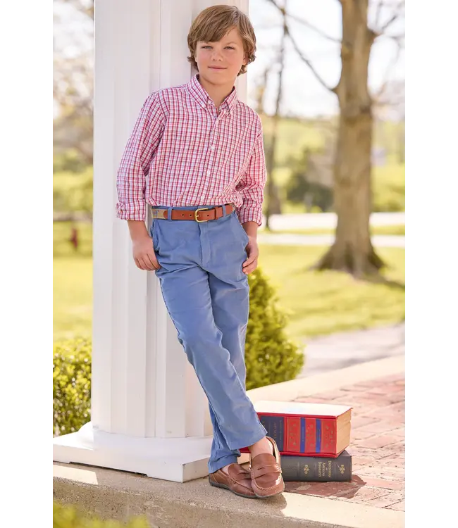 Stormy Blue Corduroy Classic Pant