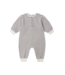 Quincy Mae Slate Stripe Relaxed Jumpsuit