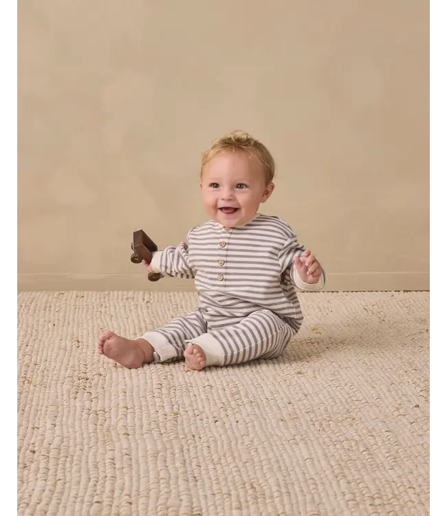 Slate Stripe Relaxed Jumpsuit