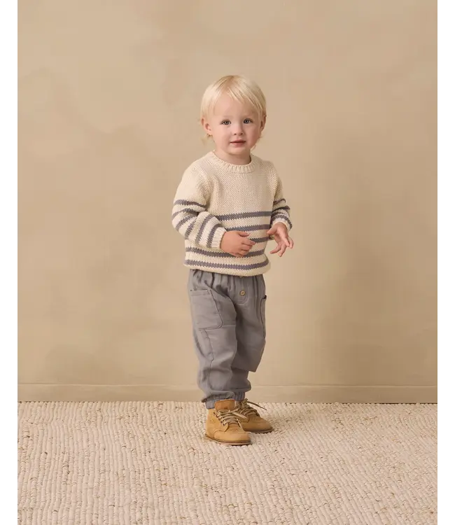 Slate Stripe Rex Sweater