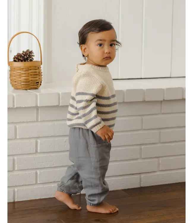 Slate Stripe Rex Sweater