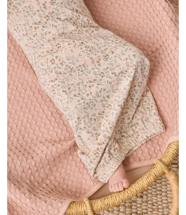 Natural Bamboo Bloom Baby Gown & Hat Set