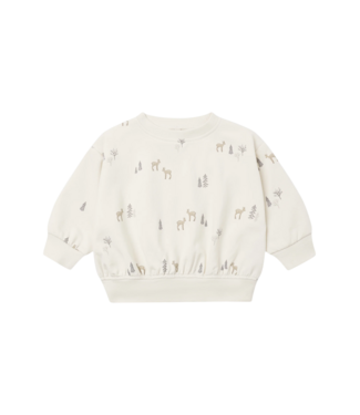 Quincy Mae Deer Relaxed Fit Sweatshirt