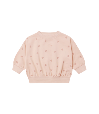 Quincy Mae Hearts Relaxed Sweatshirt