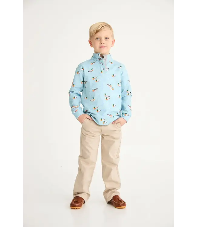 Fine Weather for Ducks Pendleton Popped Collar