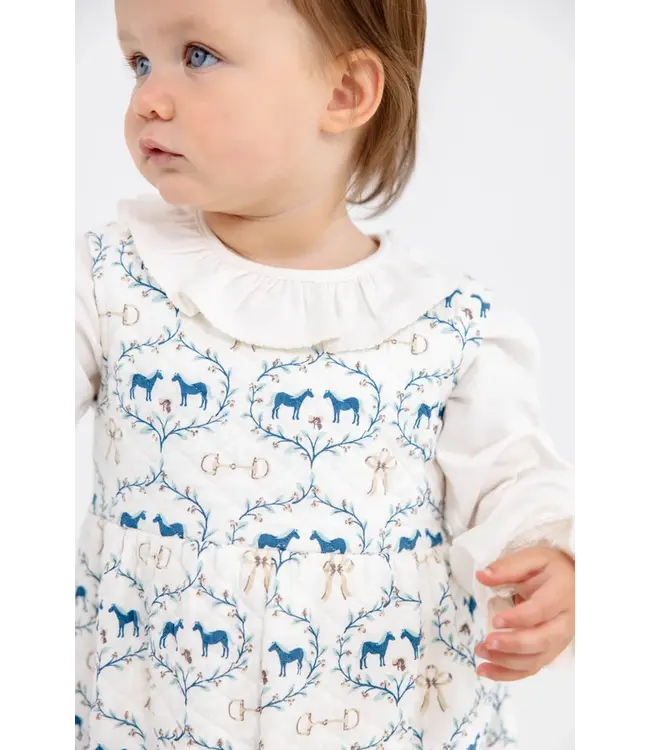 Palmetto Pearl Long Sleeve Ramona Ruffle Shirt