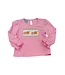 Anavini Pink Knit L/S Pumpkins Blouse