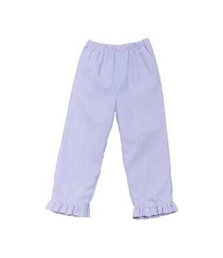 Anavini Purple Gingham Pant
