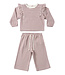 Quincy Mae Mulberry Stripe Ruffle Cozy Set