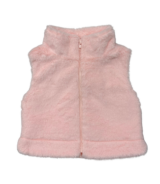 babysprouts Light Pink Fur Vest