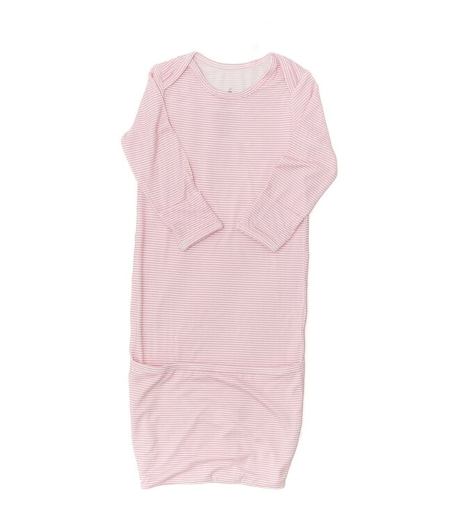 Newborn Gown Mini-Stripe