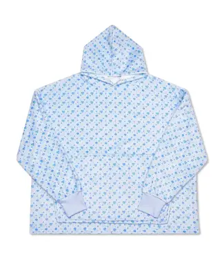 Iscream Blue Ditsy Plush Cozy