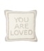 You Are Loved Square Decorative Pillow