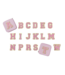 Pink Chenille Initial Letter Jewelry Box