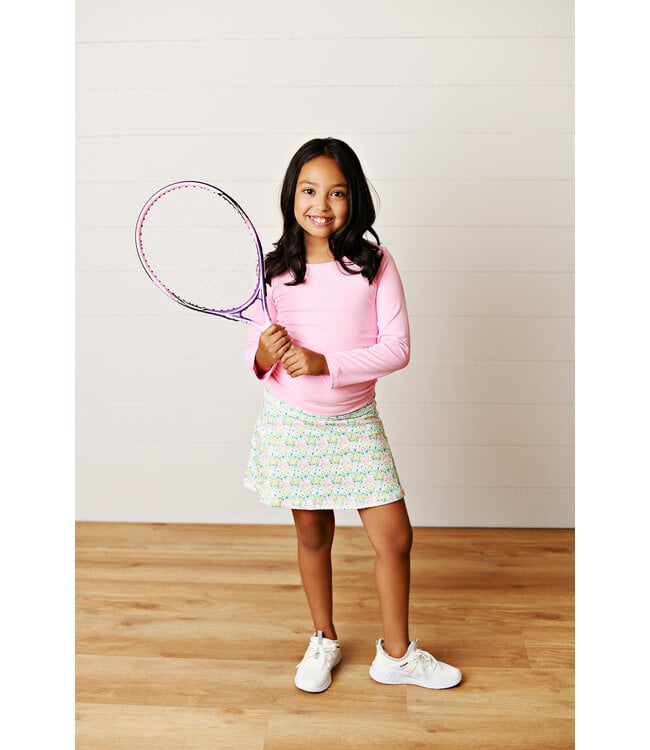 Bubblegum Pink Ruched Top
