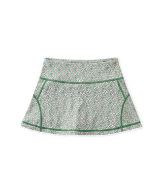 Swoon Baby Clothing Olive Ditsy Floral Tennis Skirt