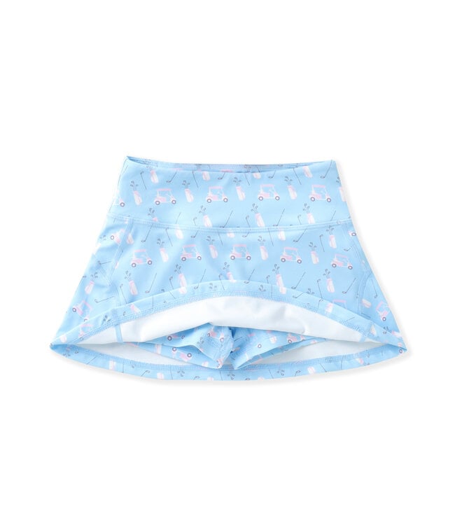 Blue Fairway Tennis Skirt