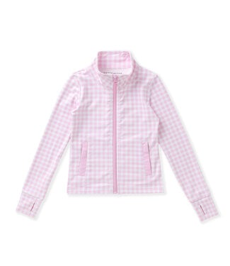 Swoon Baby Clothing Pink Gingham Active Jacket