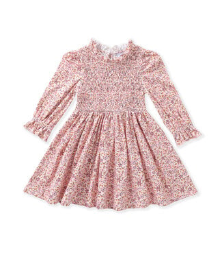 Swoon Baby Clothing Pink Floral Smocked Dress