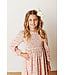 Pink Floral Smocked Dress