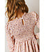 Pink Floral Smocked Dress