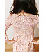 Pink Floral Smocked Romper