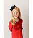 Red Velvet Bow Dress