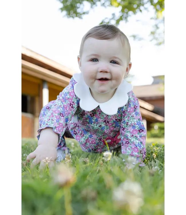 Floral Knit Longall with Flowers