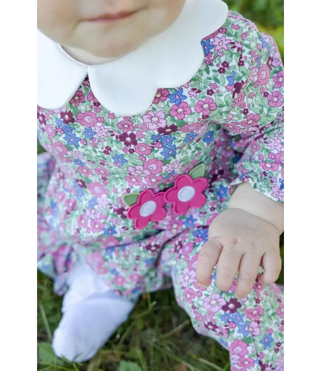 Floral Knit Longall with Flowers