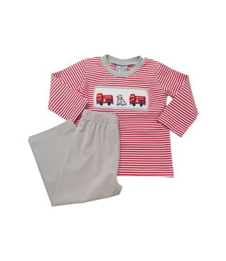 Three Sisters Rescue Squad Smocked Pant Set