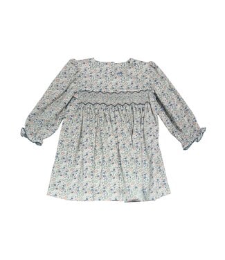 Three Sisters Vintage Ditsy Smocked Dress