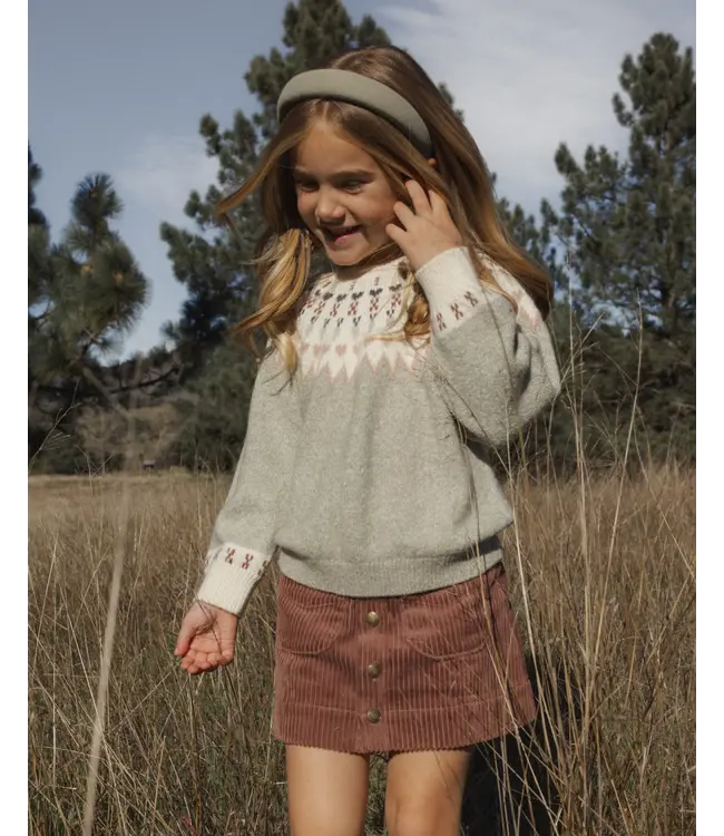 Sage Fair Isle Sweater