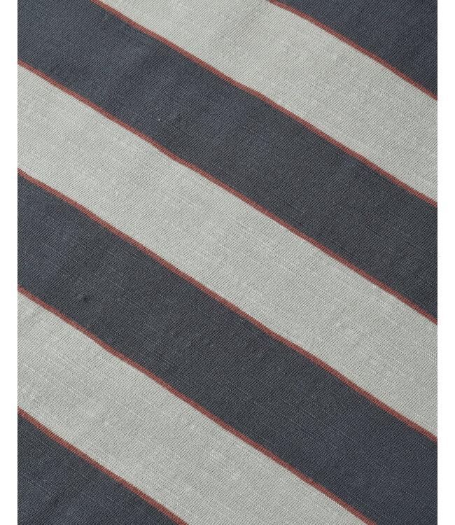 Midnight Sage Stripe Henley Jumpsuit