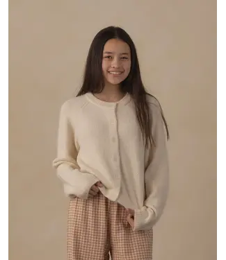 Rylee & Cru Natural Fuzzy Cardigan