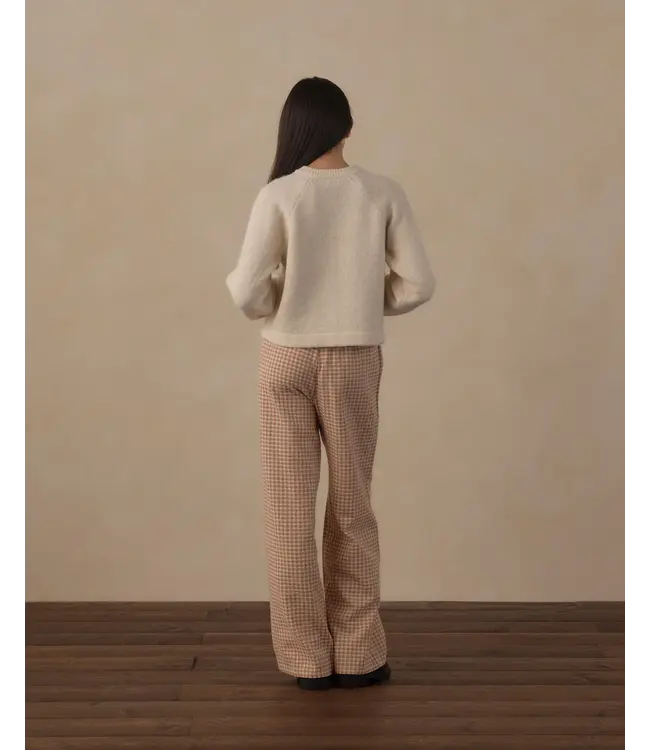 Natural Fuzzy Cardigan