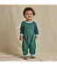 Green Color Block Runaround Jumpsuit