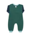 Green Color Block Runaround Jumpsuit