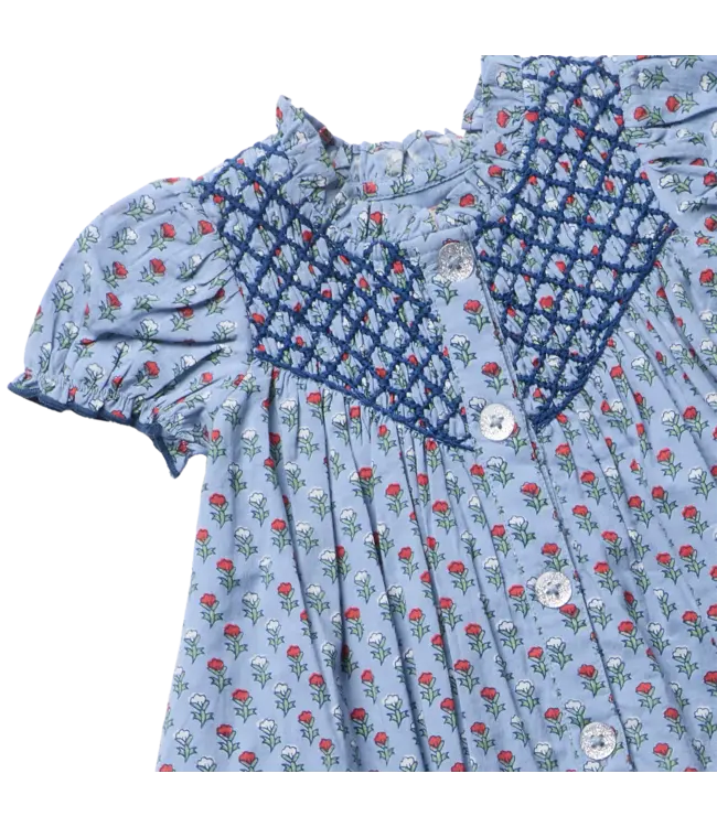 Light Blue Carnation Lucia Dress