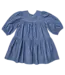 Pink Chicken Chambray Sawyer Dress