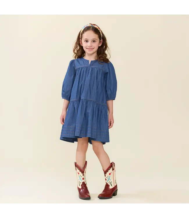 Chambray Sawyer Dress