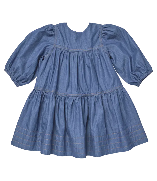 Chambray Sawyer Dress