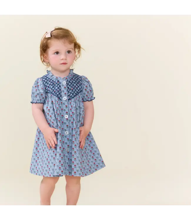 Light Blue Carnation Lucia Dress Set