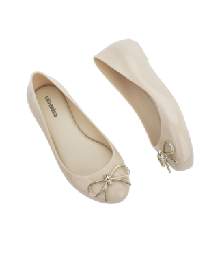 Mini Melissa Beige/Gold Sweet Love Chrome